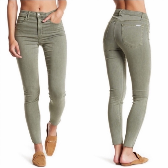 Joe's Jeans Denim - Joe's Jeans Charlie High Rise Skinny Ankle Sage Green Jeans Women's Size 27